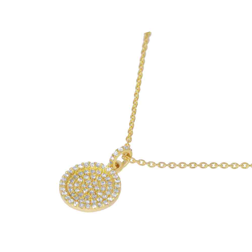 Round Pave Pendant ER21436APD